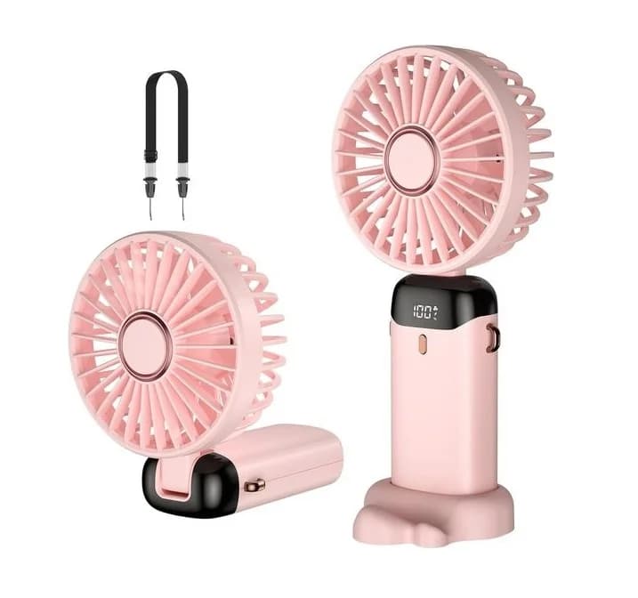 Skládací multifunkční ventilátor s LED displejem Z9 -