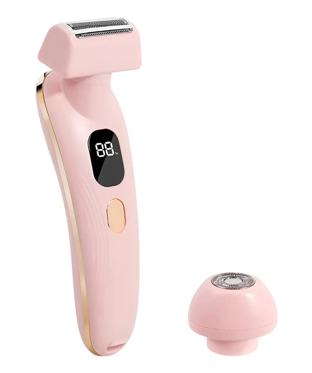 Elektrický dámský holicí a epilační strojek JY-8826 2 v 1 - růžový