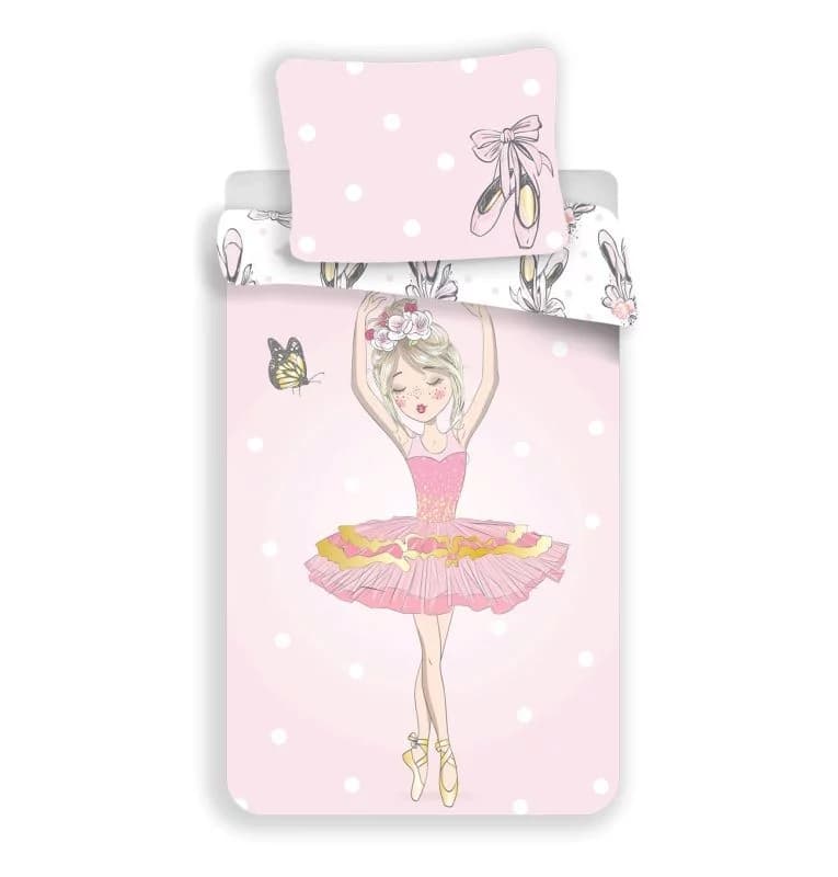 JERRY FABRICS Povlečení Ballerina 140x200cm - 70x90cm