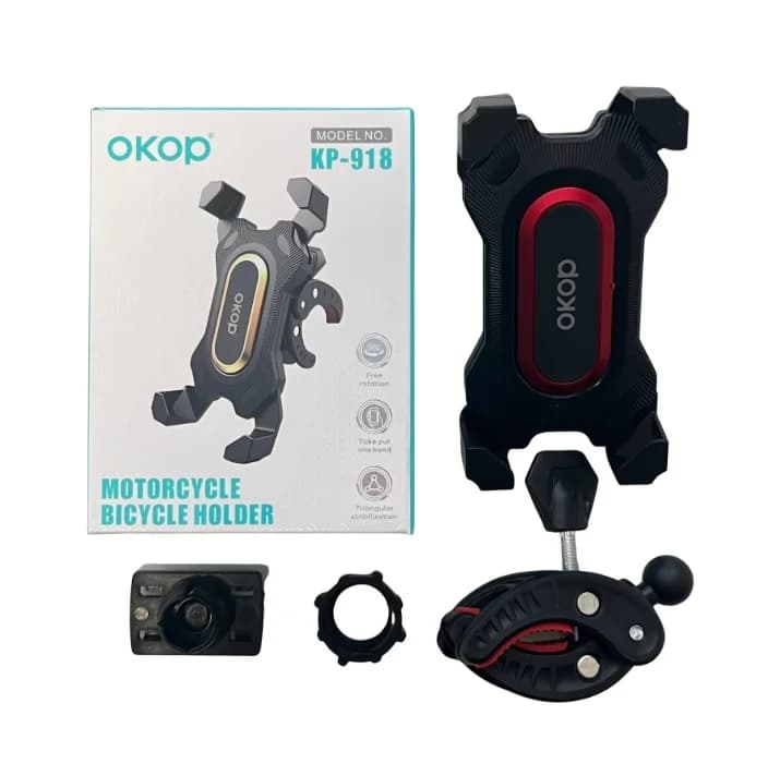 Univerzální držák na telefon na kolo nebo motorku - OKOP KP-919 -