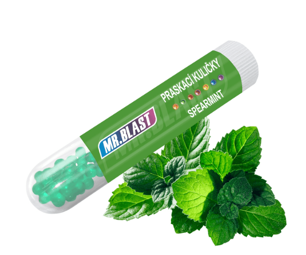 Velké praskací kuličky Mr. Blast - Spearmint King size - 50 ks