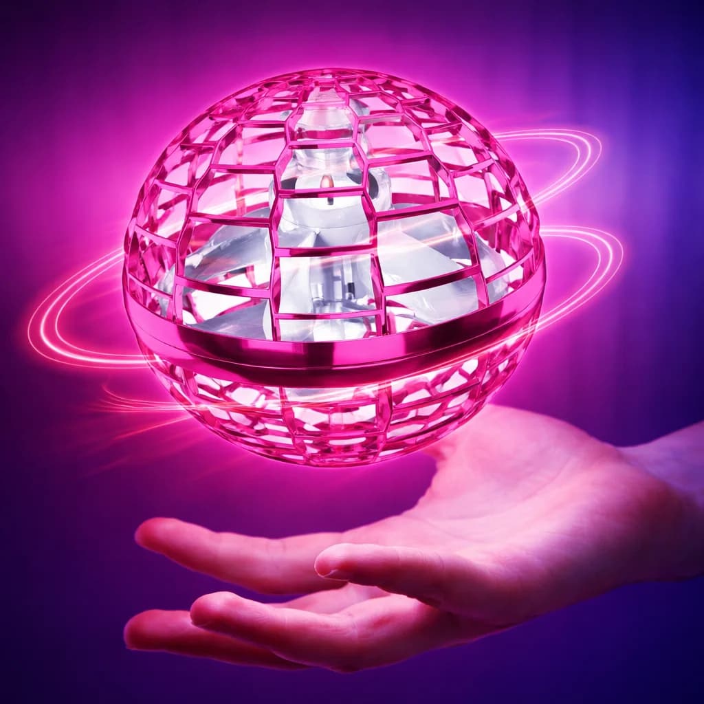 Zaparkorun Vznášející se Spinner ball - Pro Flynova - růžový