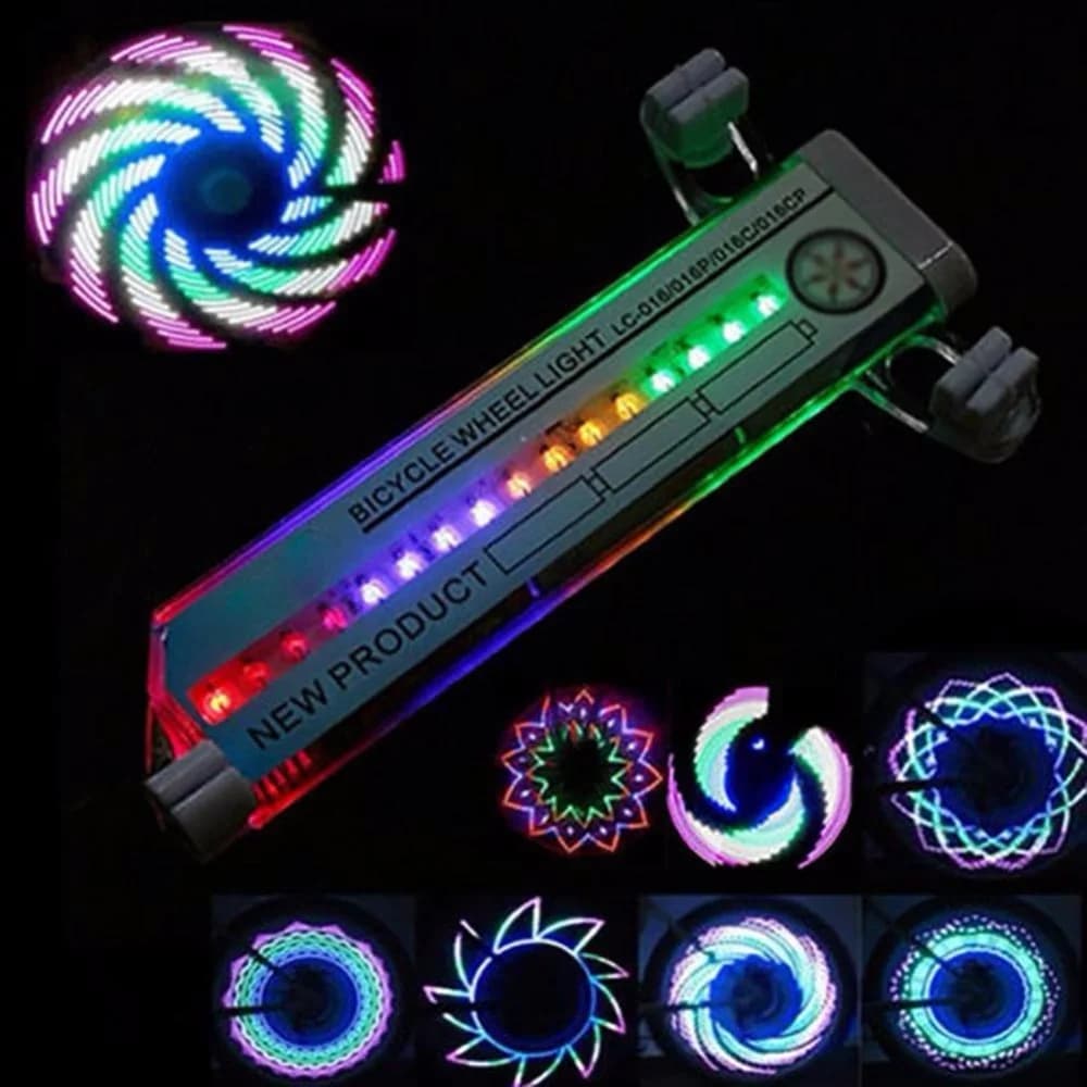 Světlo do výpletu jízdního kola LC-D016 - 32 LED - Wheelight