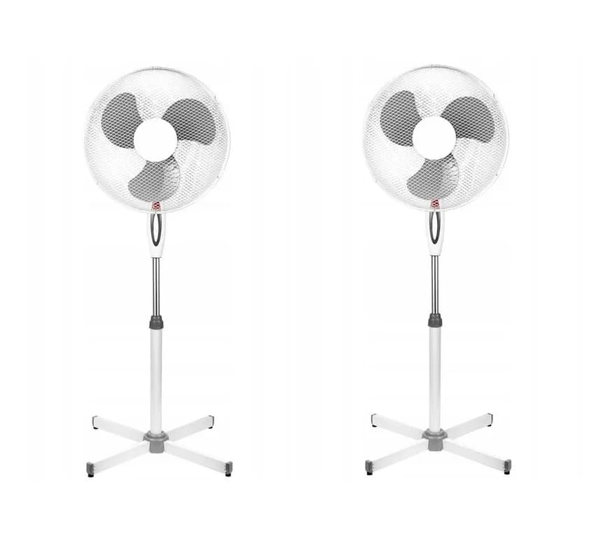 2x Stojanový ventilátor Sunlight - 16" - 40 W - sada 2 ks